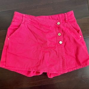 Zara Pink Jean Skort